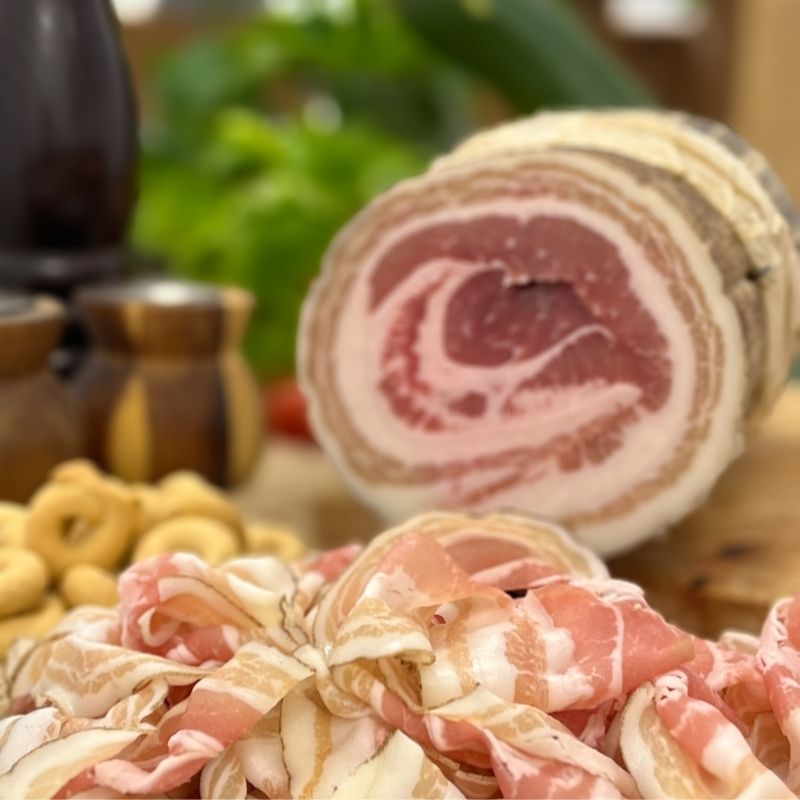 Pancetta arrotolata